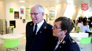 Welcome Interviews with General Brian Peddle and Commissioner Rosalie Peddle – 6 August 2018