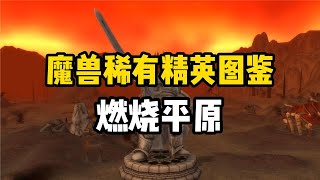 【魔獸情報局】魔獸稀有精英探索系列，燃燒平原篇，最後有專屬掉落武器圖紙