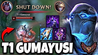 T1 Gumayusi Varus ADC vs Ezreal - KR Grandmaster Patch 14.2