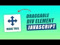 Draggable Div Element using Javascript