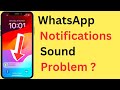 iPhone WhatsApp Notification Sound Not Working | iPhone WhatsApp Notification Sound Problem