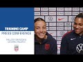 TRAINING CAMP PRESS CONFERENCE: Catarina Macario & Mallory Swanson | April 3, 2024