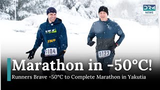 Runners Brave -50°C to Complete Marathon in Yakutia | Extreme Cold Challenge | DRM News | AD1I