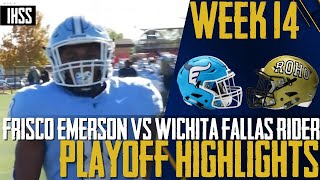 Frisco Emerson vs Wichita Fallas Rider - 2023 Week 14 Football Highlights