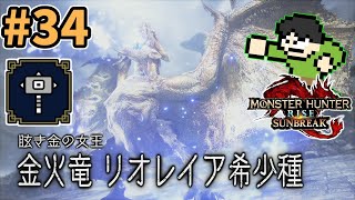 【MHrise実況】ハンマーで巡る！MHRISEサンブレイクPart34【リオレイア希少種】