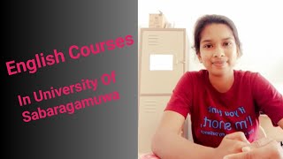 English Courses in university of Sabaragamuwa