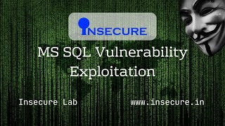 MS SQL Vulnerability Exploitation