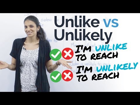 How do you use the word unlike?