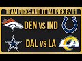 FREE NFL Picks Today 8/11/24 NFL Preseason Picks and Predictions