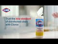 Clorox Disinfecting Wipes - Kills Covid-19 in just 15 seconds!