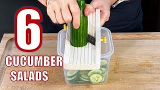 6 Easy and Delicious Cucumber Salad | Viral Cucumber Salad🥒✨