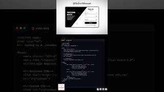 😱 HTML, CSS - Animated Login \u0026 Sign up Page || Solve It Smart