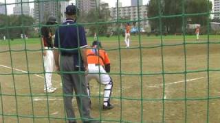 20091024大田区リーグ第３戦ジャッキーチェン戦5回の表