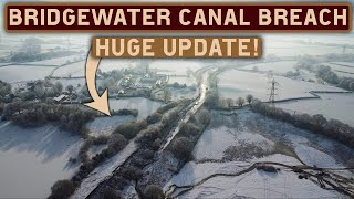 HUGE UPDATE ON THE BRIDGEWATER CANAL BREACH! When Will we be Refloated? (REUPLOAD)