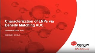 Characterization of LNPs via Density Matching AUC