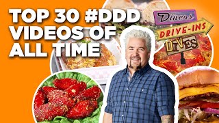 Top 30 Ddd Bbq Videos With Guy Fieri Diners Drive Ins And Dives Food