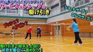 サーブvsレシーブ！駆け引きを知れば”何倍”も上手くなる！