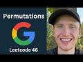 Permutations - Leetcode 46 - Recursive Backtracking (Python)