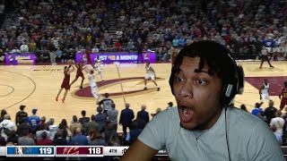 Kxxshr Reacts To Mavericks at Cavaliers | Full Game Highlights | WHAT A GAME!