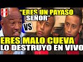 ¡BRUTAL! WALDIR SAENZ DESTRUYE EN VIVO A CHRISTIAN CUEVA 