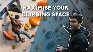 Maximise YOUR space on the climbing wall!