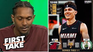"Tyler Herro is HIM!" - Lou Williams on Heat scorch Celtics with record-breaking playoff performance