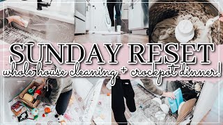 SUNDAY RESET ROUTINE 2023 | All Day Whole House Clean With Me! | Homemaking Motivation | Whitney Pea