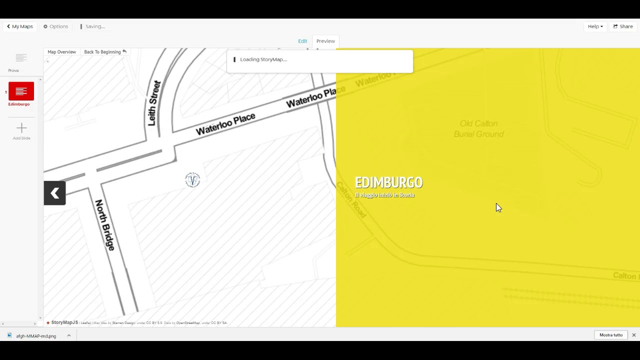 Storymap Tutorial Youtube