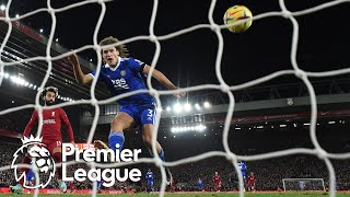 Wout Faes' nightmare bails out Liverpool v. Leicester City | Premier League Update | NBC Sports