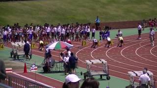 2017富士春季陸上記録会中学男子100ｍ16組