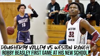 Dougherty Valley vs Weston Ranch | Robby Beasley (Montana Commit) 1st Game W/ New Team