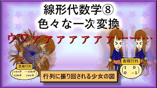 線形代数学⑧「色々な一次変換」