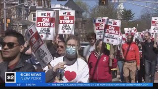 9,000 Rutgers University employees go on strike