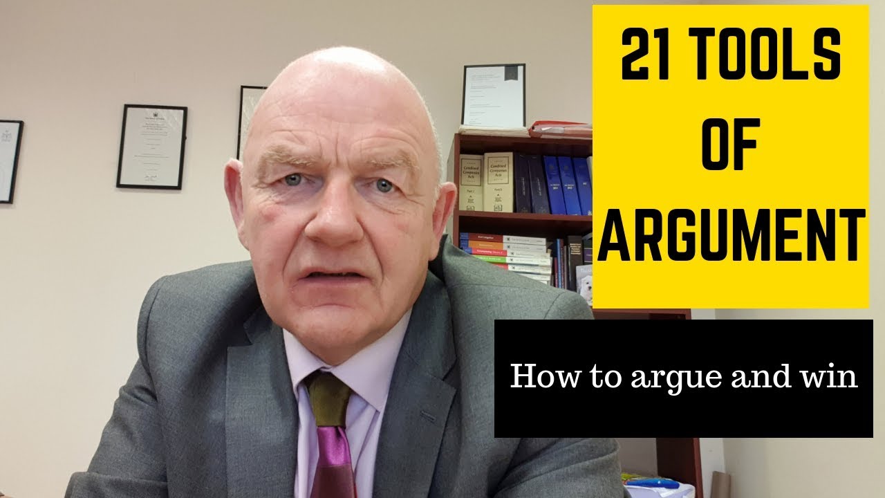 21 Tools Of Argument-How To Argue And Win - YouTube