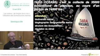Conférence - D  JOB - Les océans, de l'origine de la vie à l'utilisation des bioressources marines