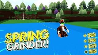 Insane Spring Gold Grinder Tutorial In Roblox Build A Boat For Treasure!