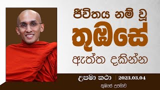 80) ජීවිතය නම් වූ තුඹසේ ඇත්ත දකින්න | (තුඹසේ උපමාව) දහම් අරුතින් පිරි උපමා කතා | ‍2023.03.04