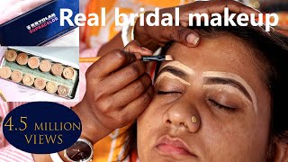 Step by step bridal makeup tutorial/professional bridal makeup/Makeup Tutorial