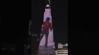 Kurup Movie Promotion light up at Burj Khalifa dubai #Dulquersalman #kurupmovie #shorts #burjkhalifa