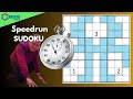 Speedrun on a Sudoku Championship