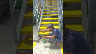 Iron Staircase Paint 🎯 Plz SUBSCRIBE 🙋 Brother Soport me #painting #viral #bhai