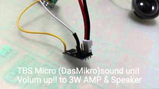 TBS Micro (DasMikro) Sound unit Ver.2 volume up(on K949)