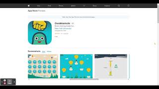 Gwakkamole app to practice executive function skills
