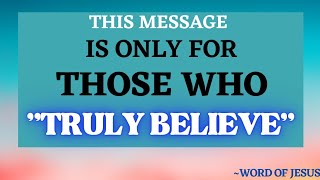 This message, is only for true believers 💕💕 God's love letter for you 🕊️Word of Jesus 💞Angel message