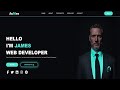 Portfolio Website Using HTML & CSS | Step by Step Tutorial | Fast Code