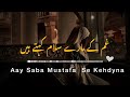 Aye Saba Mustafa Se Keh Dena Gam K Mare Salam Kehte Hn | Slow And Reverb Naat