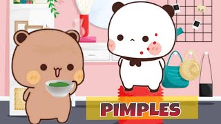 Peachu got Pimples before Party😭🤦🏻‍♀️| Peach Goma || KittensIsland | Milkmocha Sugarbrownie cats