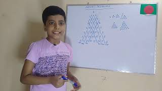 Pascal's triangle ▶️| binomial coefficients | patterns | Blaise Pascal | Addition | #math#saad