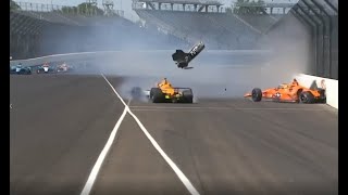 Indy 500 2020   Oliver Askew Crashes Hard