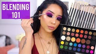 MAKEUP MONDAY | HOW TO LAYER AND BLEND COLORFUL EYESHADOWS  ohmglashes